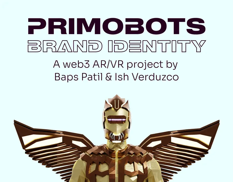 Primobots: brand identity and 3D art direction
