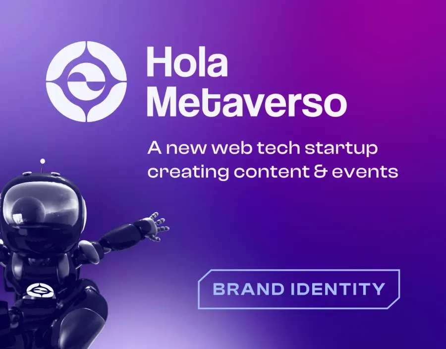 Hola Metaverso: brand identity